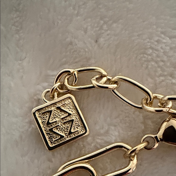 Gold-Tone Link Choker Necklace - Picture 3 of 7